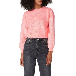 Cupcakes and Cashmere Billie Cropped Sweater Pink - Size M